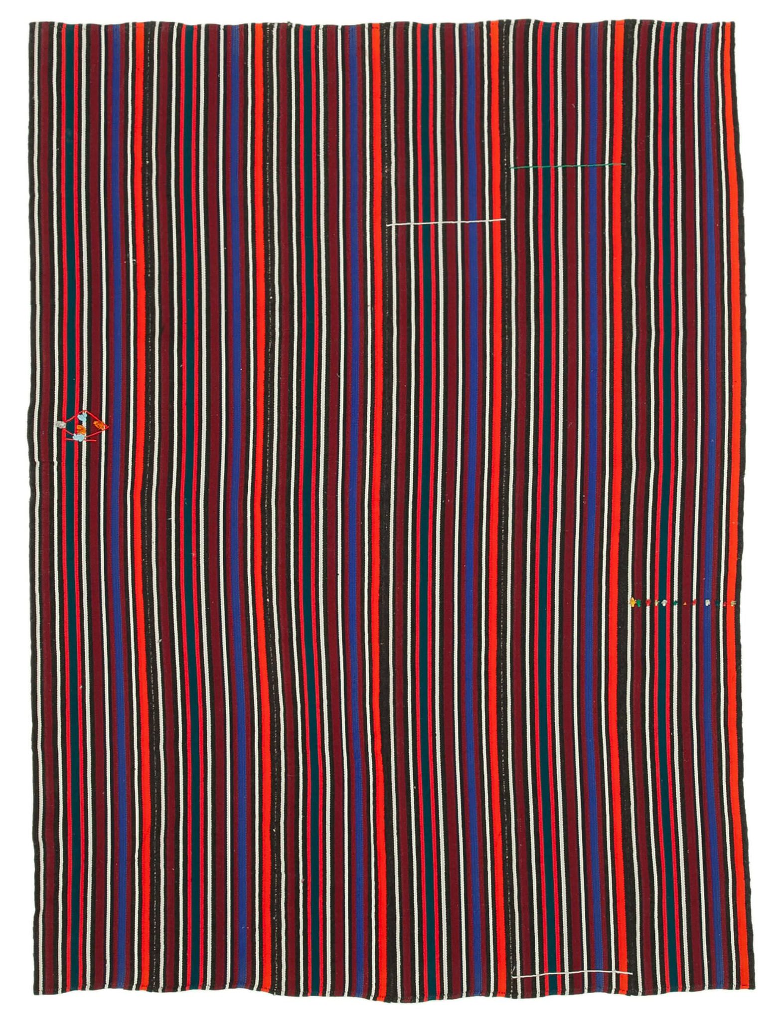 Turkish Handmade Vintage Anatolian Kilim 172 cm x 237 cm