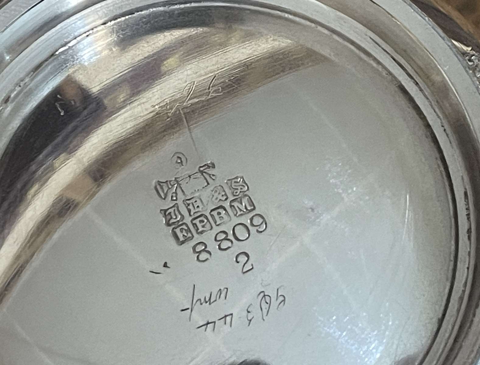 English tea and coffee set in silver metal early twentieth century with sugar bowl and milk pot