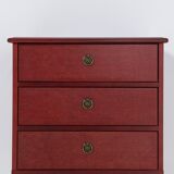 1970s low-sideboard and mirror entrance set, Sweden