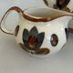 Boch La Louvière teapot and milk jug, kimono pattern