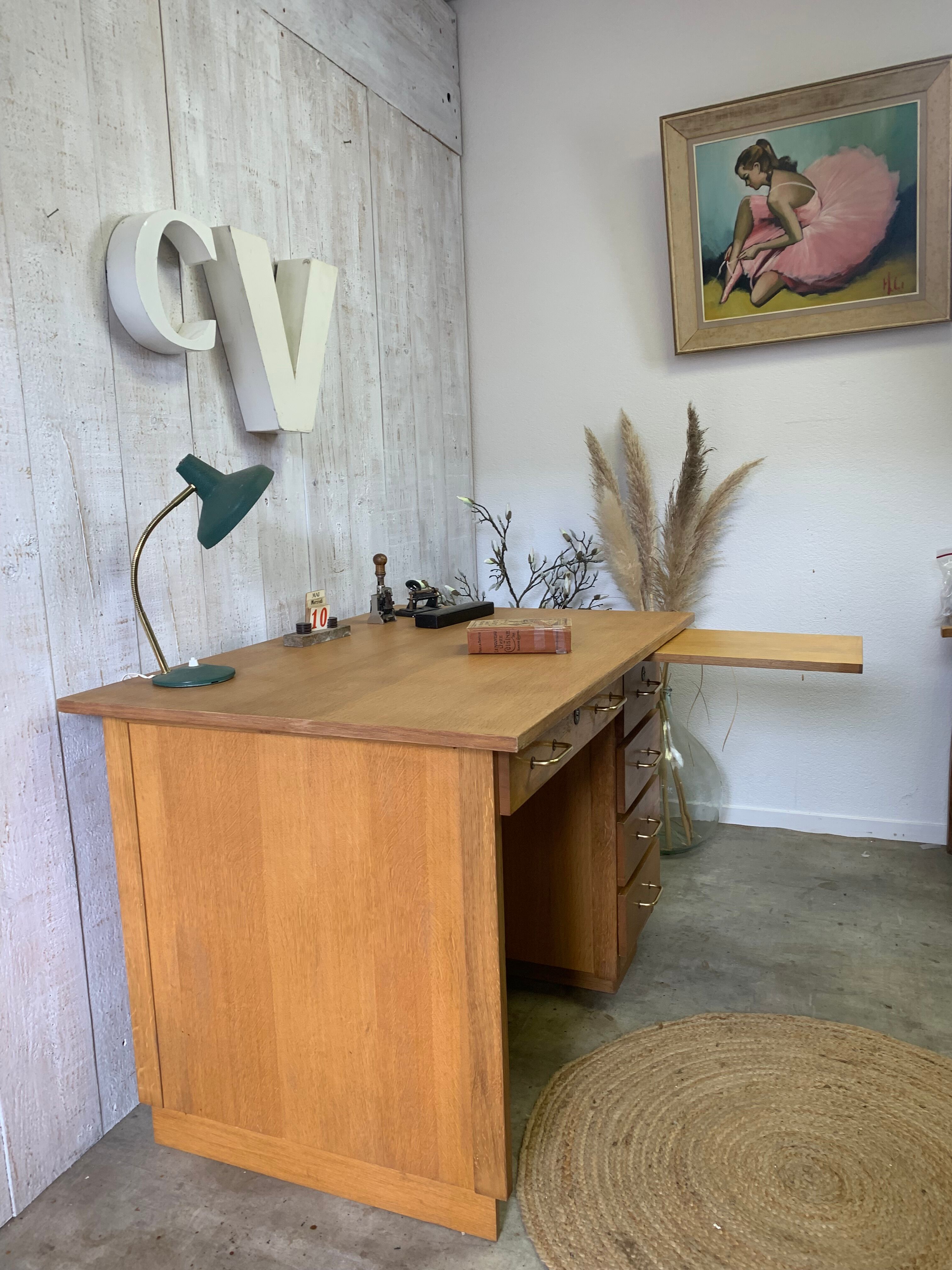 Vintage "spirol" desk