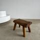 Stool in blond teak