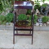 Chaise pliante ancienne