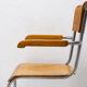 Modernist B43F tubular desk chair by Mart Stam, 1950s
