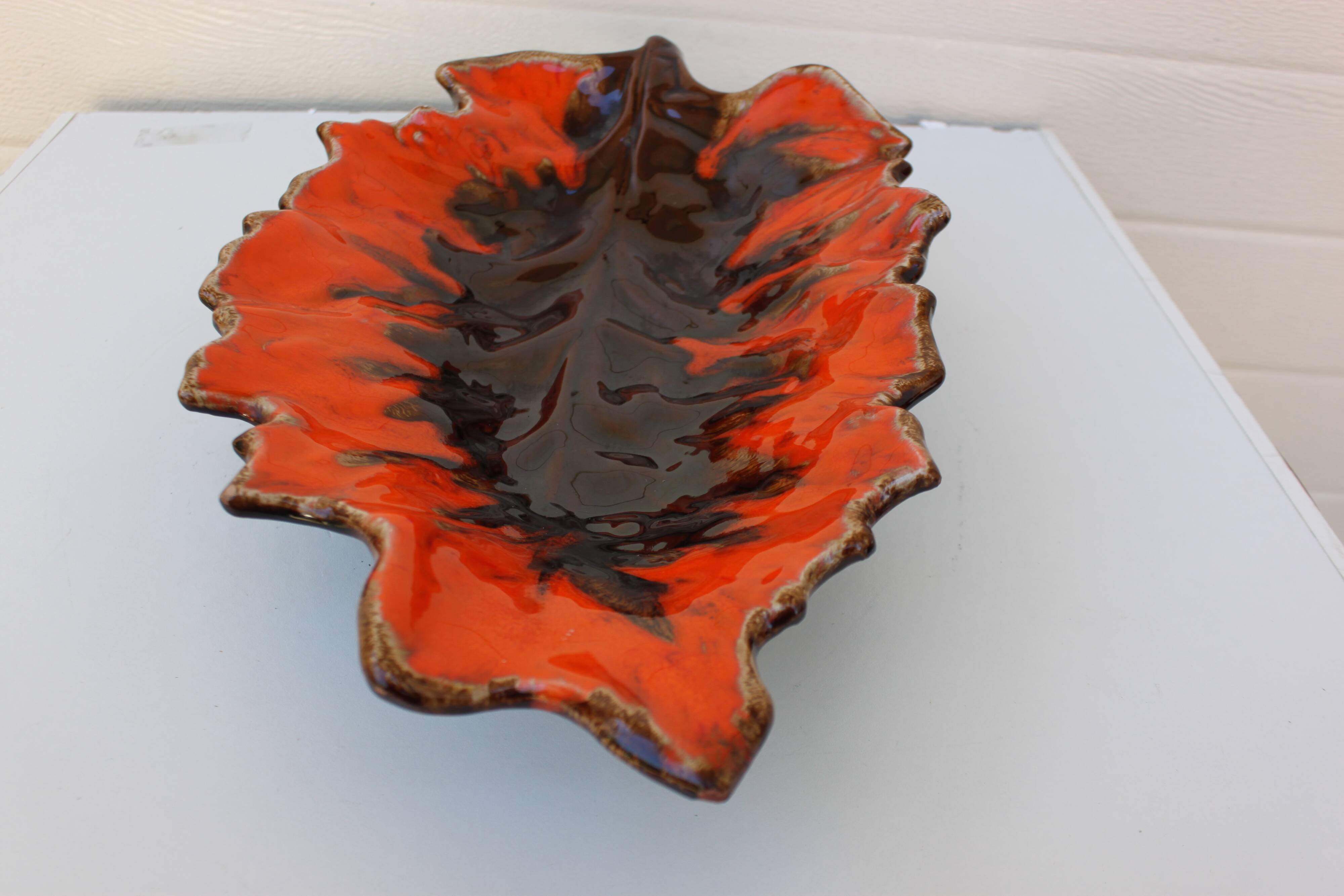 compotier flammé orange