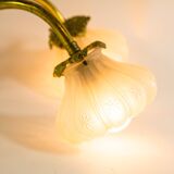 Victorian period brass floral wall