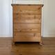 Mini vintage solid pine chest of drawers