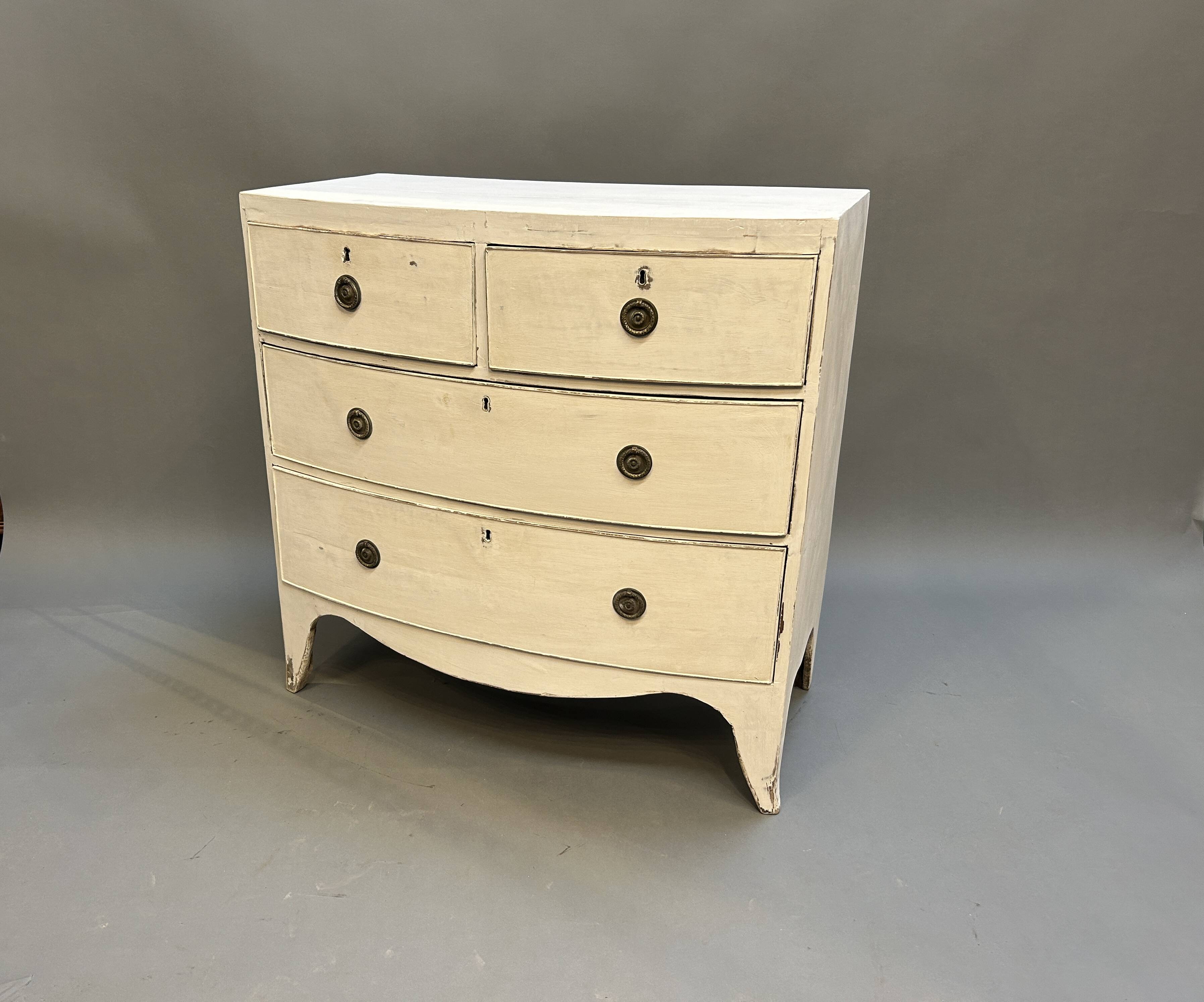 Antique Painted Chest Of Drawers
