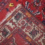 Old turkish carpet anatolian handmade 79cm x 112cm 1940s, 1c563