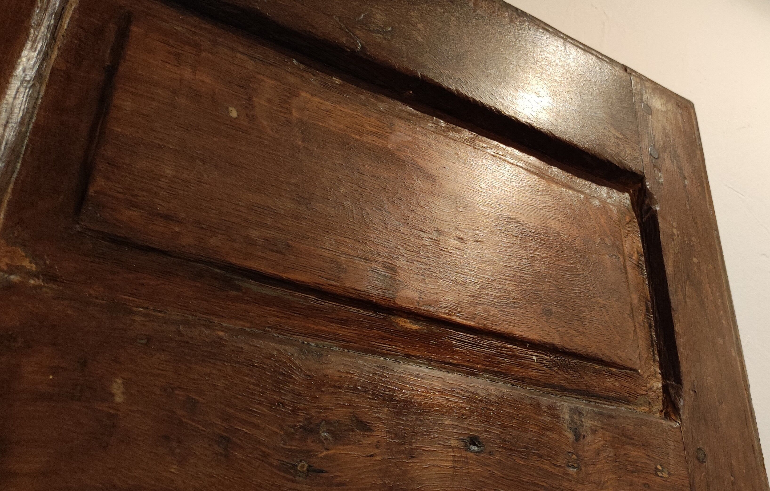 Old door of the seventeenth century