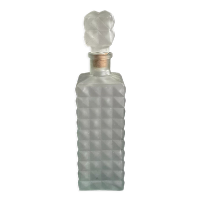 Carafe à whisky en verre dépoli verte