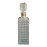 Carafe à whisky en verre dépoli verte