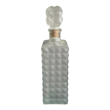 Carafe à whisky en verre dépoli verte