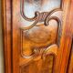 Charolaise cabinet Louis XV period called "napkin folds" solid walnut