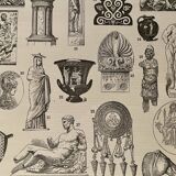 Lithographie sur l'art de la Grèce de 1897