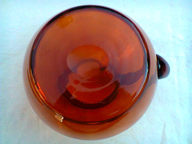 Blown glass jug
