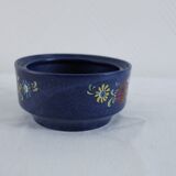 Vintage coffee set - blue and red flower patterns