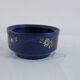 Vintage coffee set - blue and red flower patterns