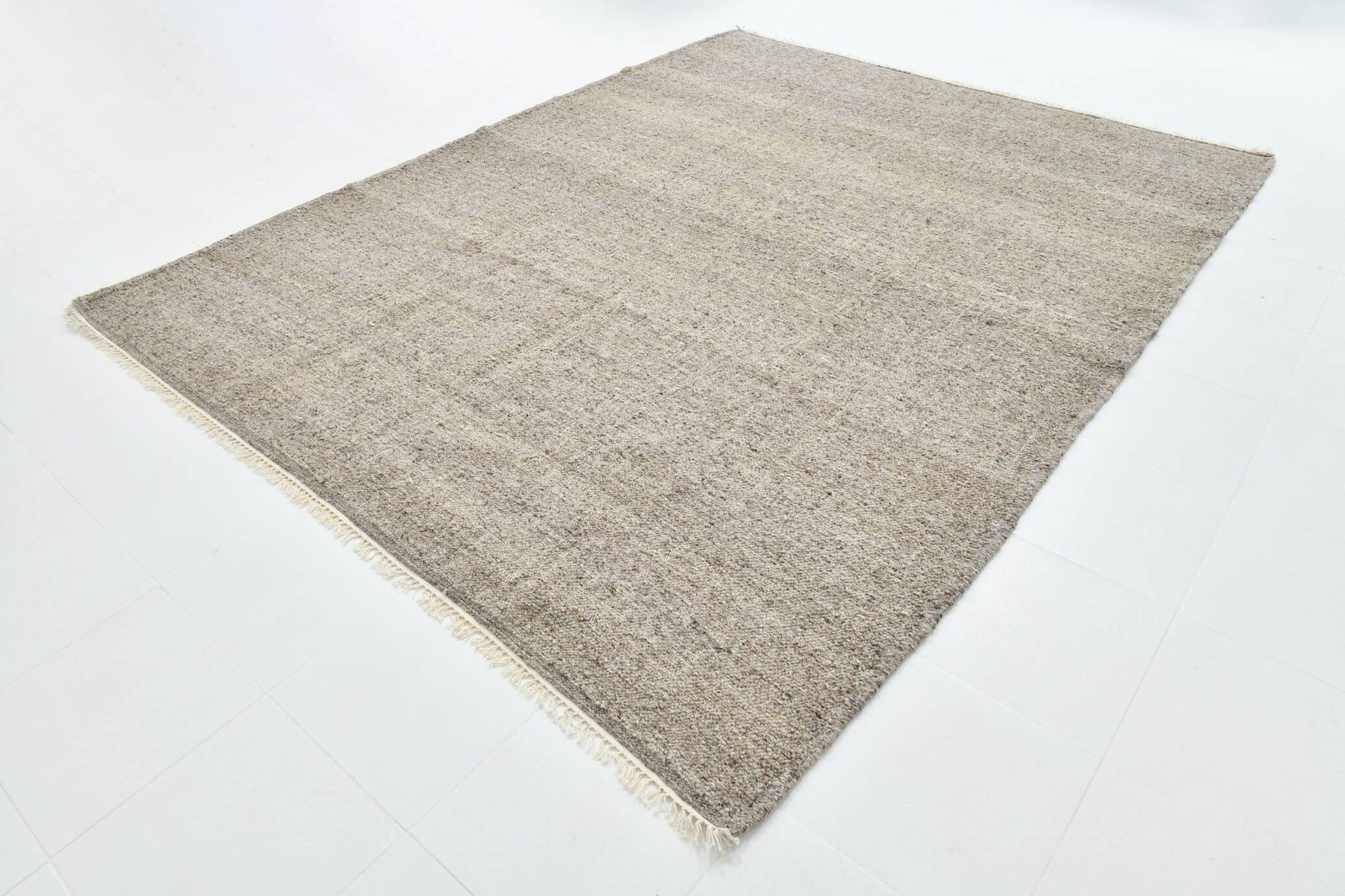Tapis Kilim turc vintage marron uni 8x10, 255x322 cm