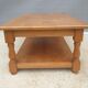 Table basse Interior's Pin miel 2 plateaux