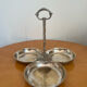 Metal servant, silver, antique