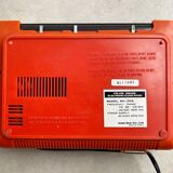 Réveil radio orange space age gold star rk-306