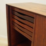 Buffet haut en palissandre, design danois, années 1970, fabricant : Omann Jun