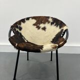 Mid-Century Swivel Balloon Armchair from Lusch & Co, 1960s
