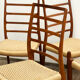 Chairs by Niels O. Møller for J.L. Moller, Model 82,Denmark, 1950s
