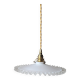 Pendant in serrated opaline