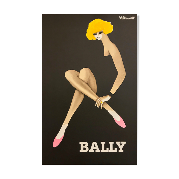Vintage poster, Bally Blonde | Selency
