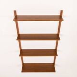 Étagères danoises en teck du milieu du siècle, lot de 4, années 1960