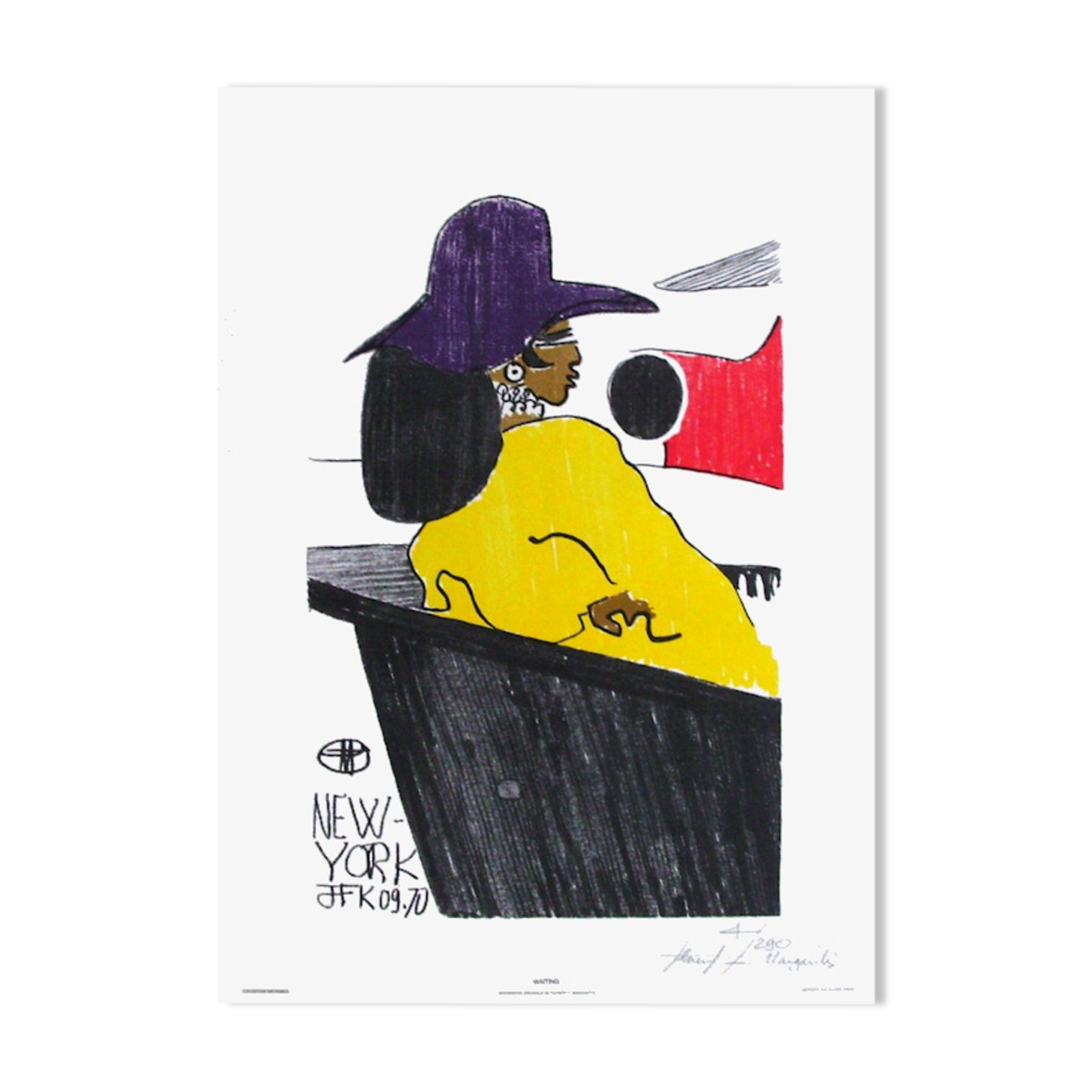 Air france poster by Florent Margaritis