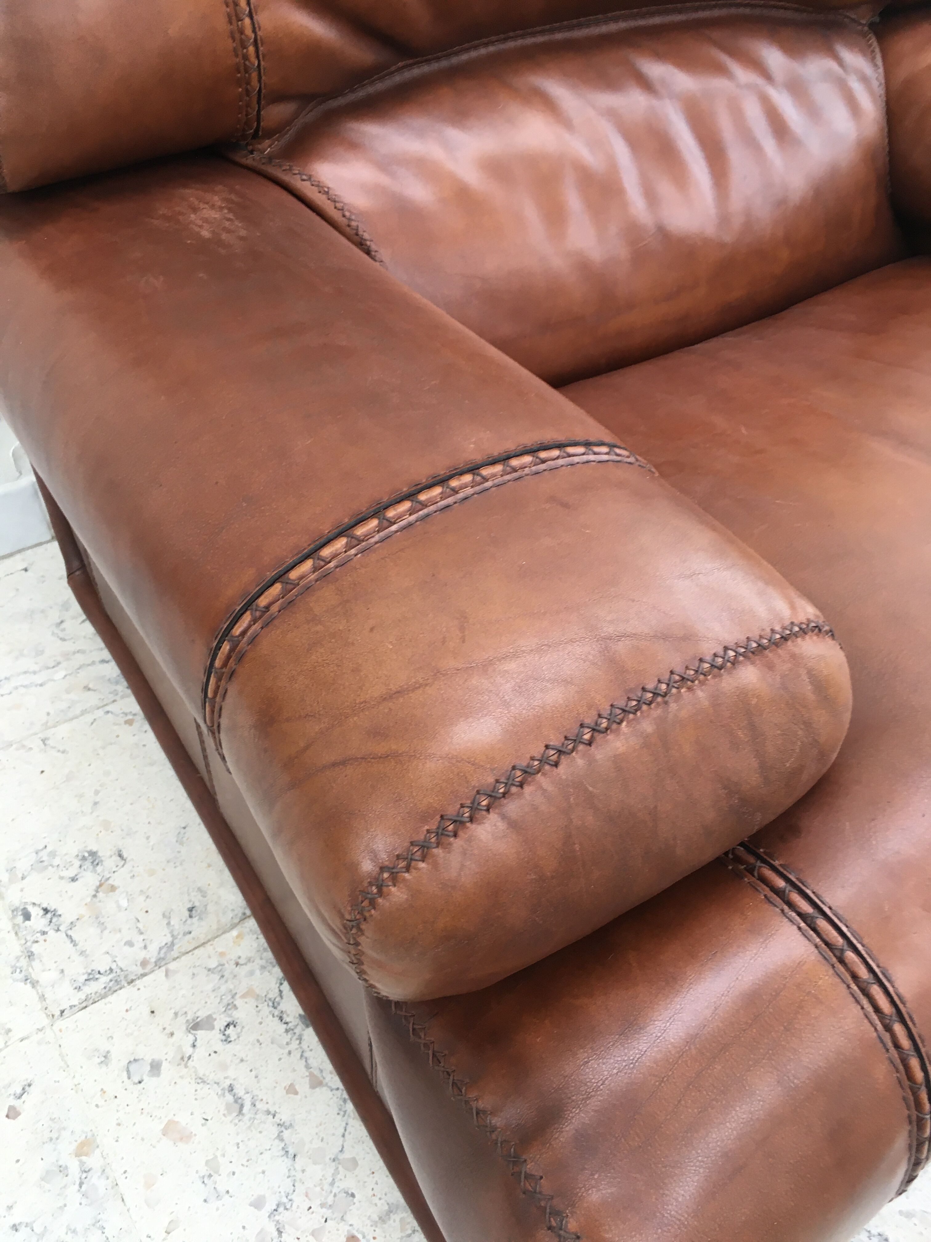 Leather armchair