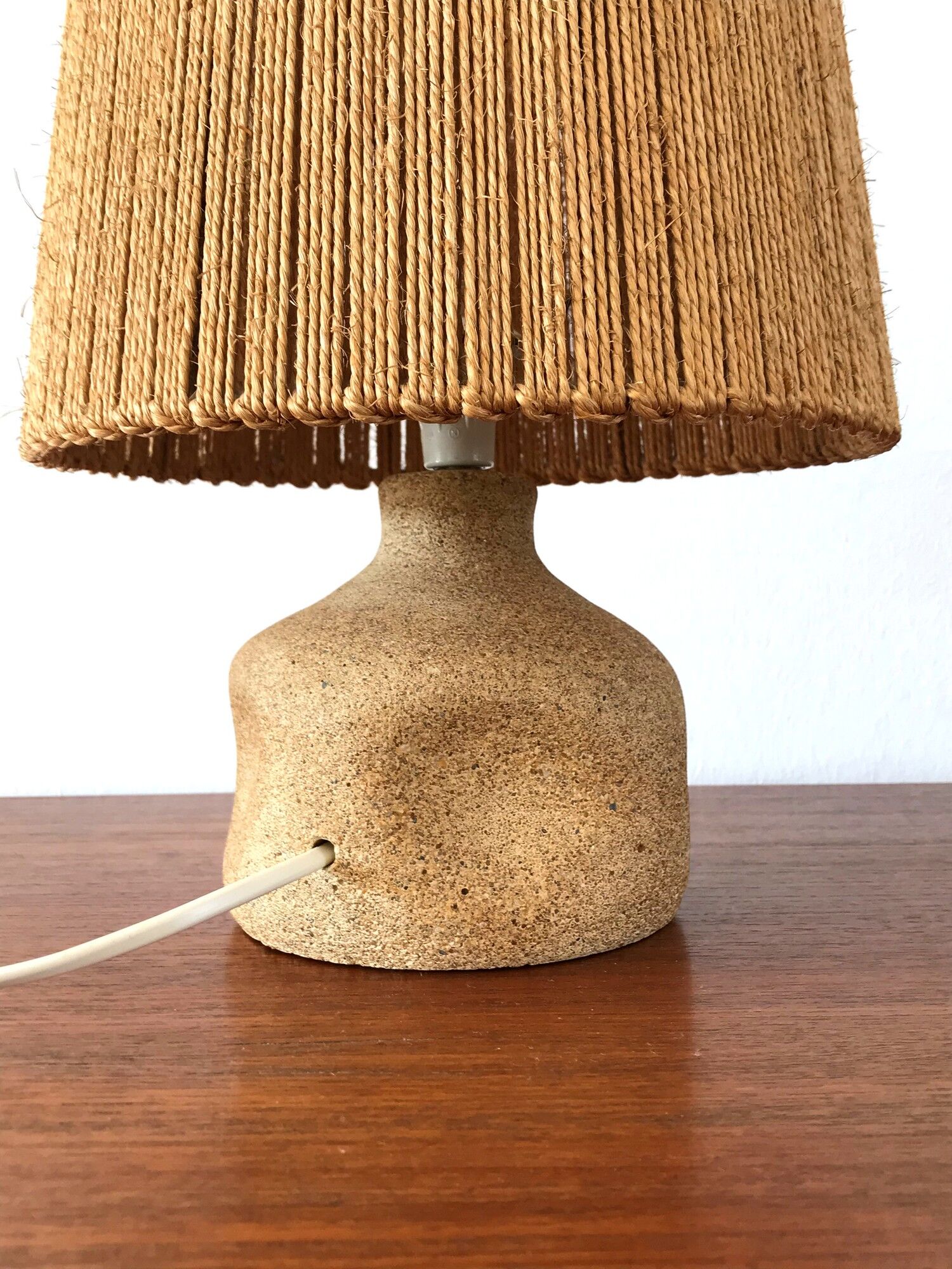 Vintage stone lamp 70s