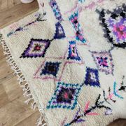 Handmade moroccan berber rug 217 x 117 cm