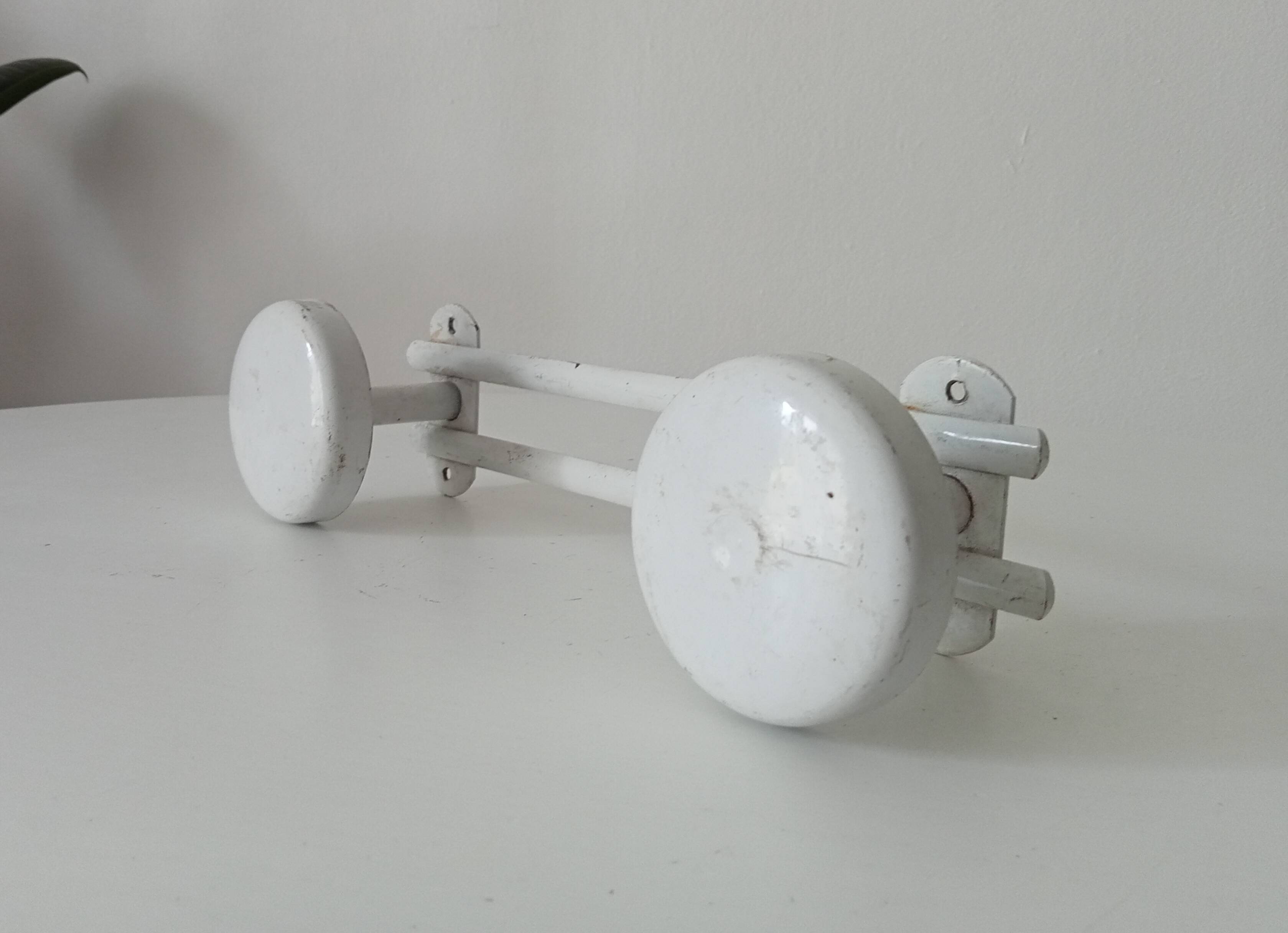 Vintage wall coat rack