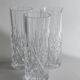 Vintage Transparent Crystal Glasses Set of 11 - Italian 1970s Tableware