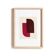 Abstract painting on paper illustration signed Eawy