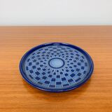 Art Deco Alsace sandstone dish, signed Schmitter in Betschdorf