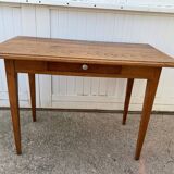 Desk with 1 drawer, oak top, 105x56cm