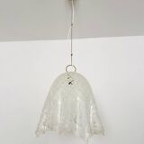 Lampe à Suspension Fazzoletto en Verre de Murano par Paolo Venini