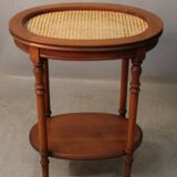 Table volante cannée ovale