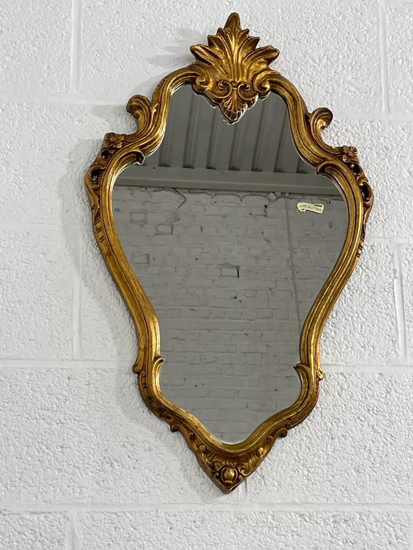 Vintage golden mirror