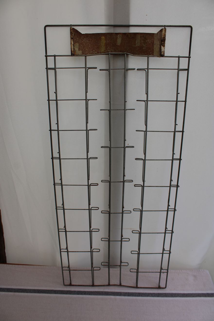 Old postcard wall display