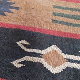 Kilim rug in jute and cotton. 125cm x 195cm