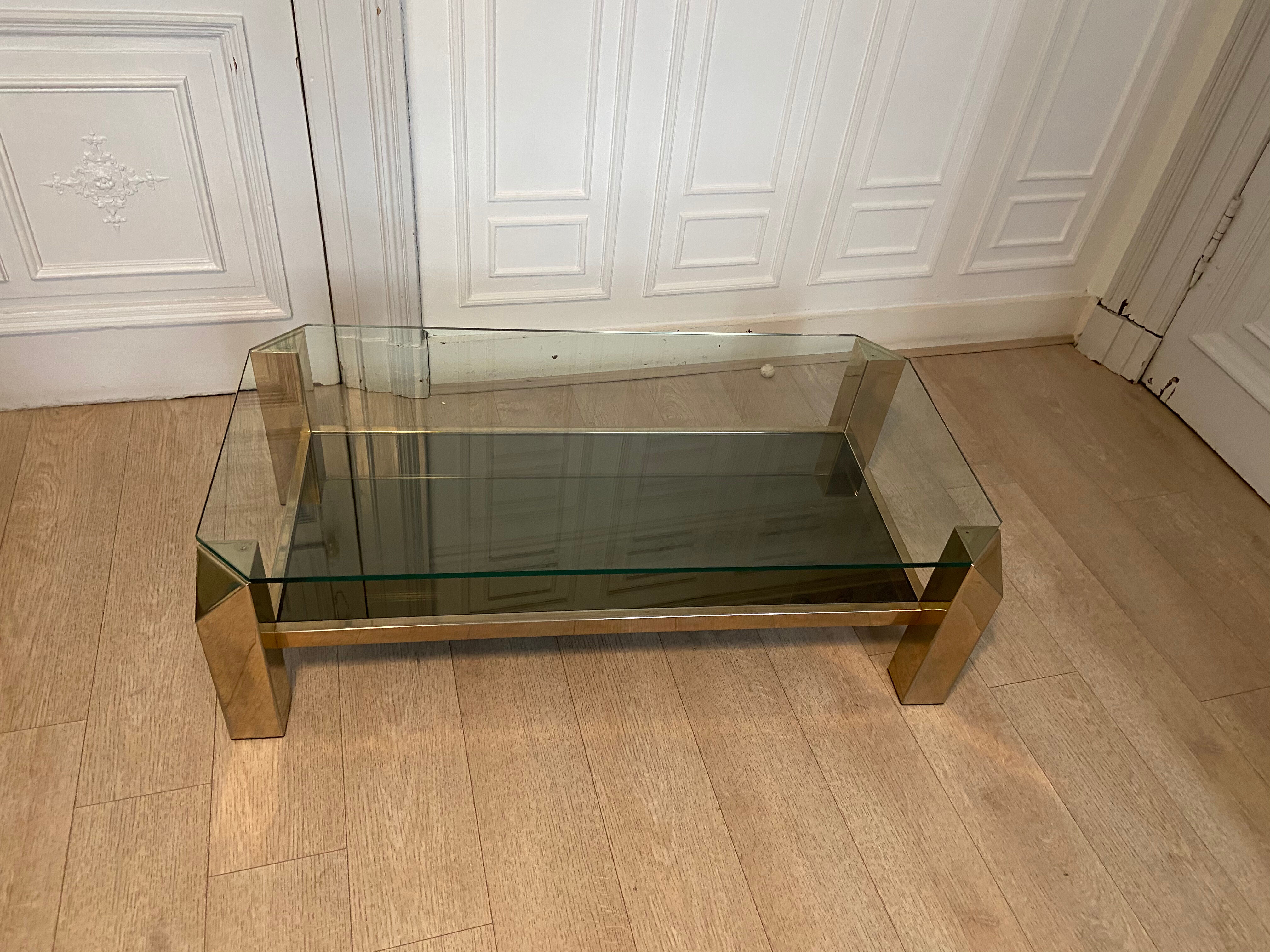 Belgo Chrom gold coffee table at 23K