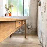 Vintage pine farm table