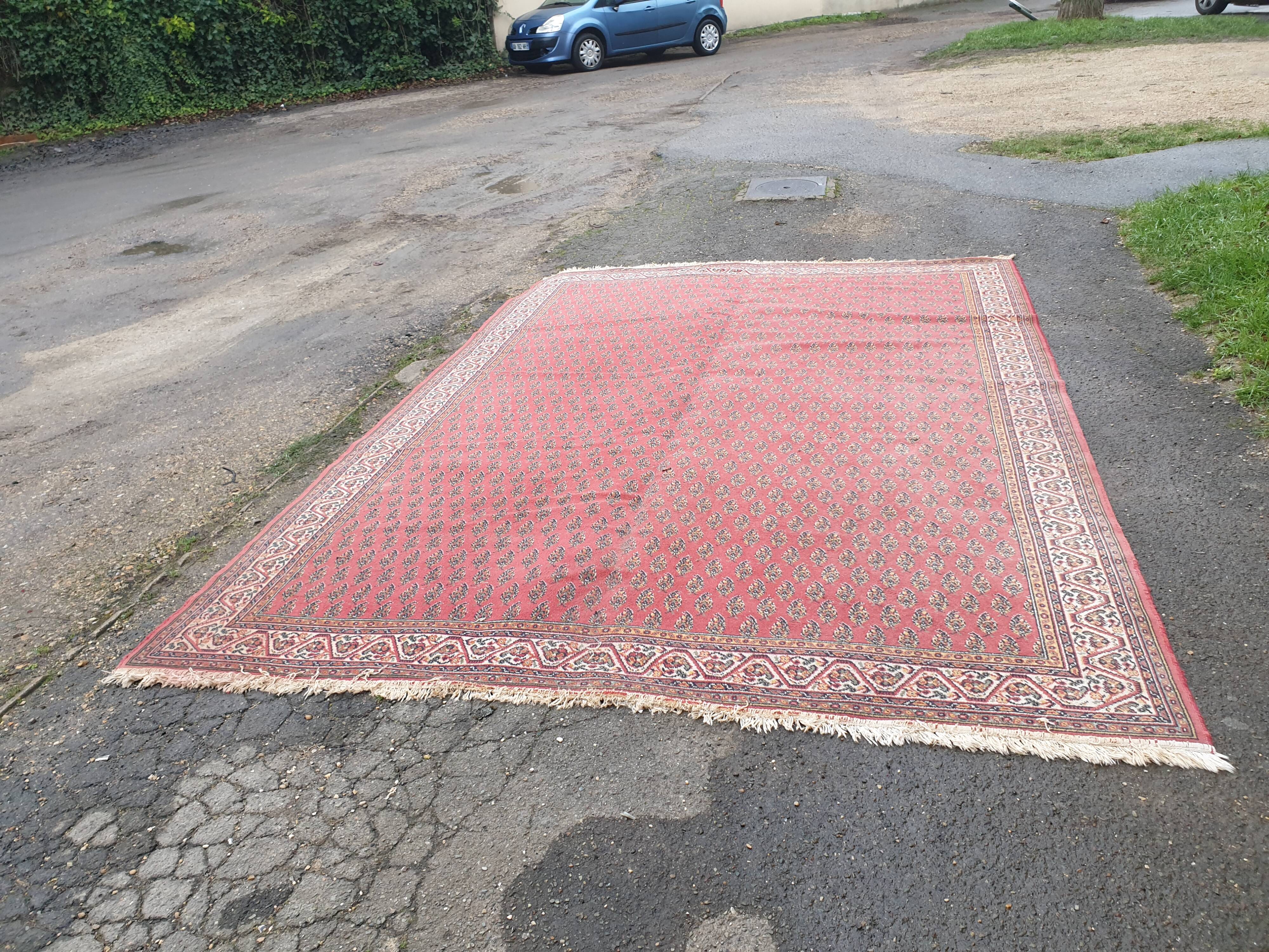 Large oriental wool carpet