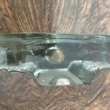 Glass Bud Vase, Walther Solifleur, Iceberg, Crystal, Glass Vase, Designed Heiner Dusterhaus, 1960s